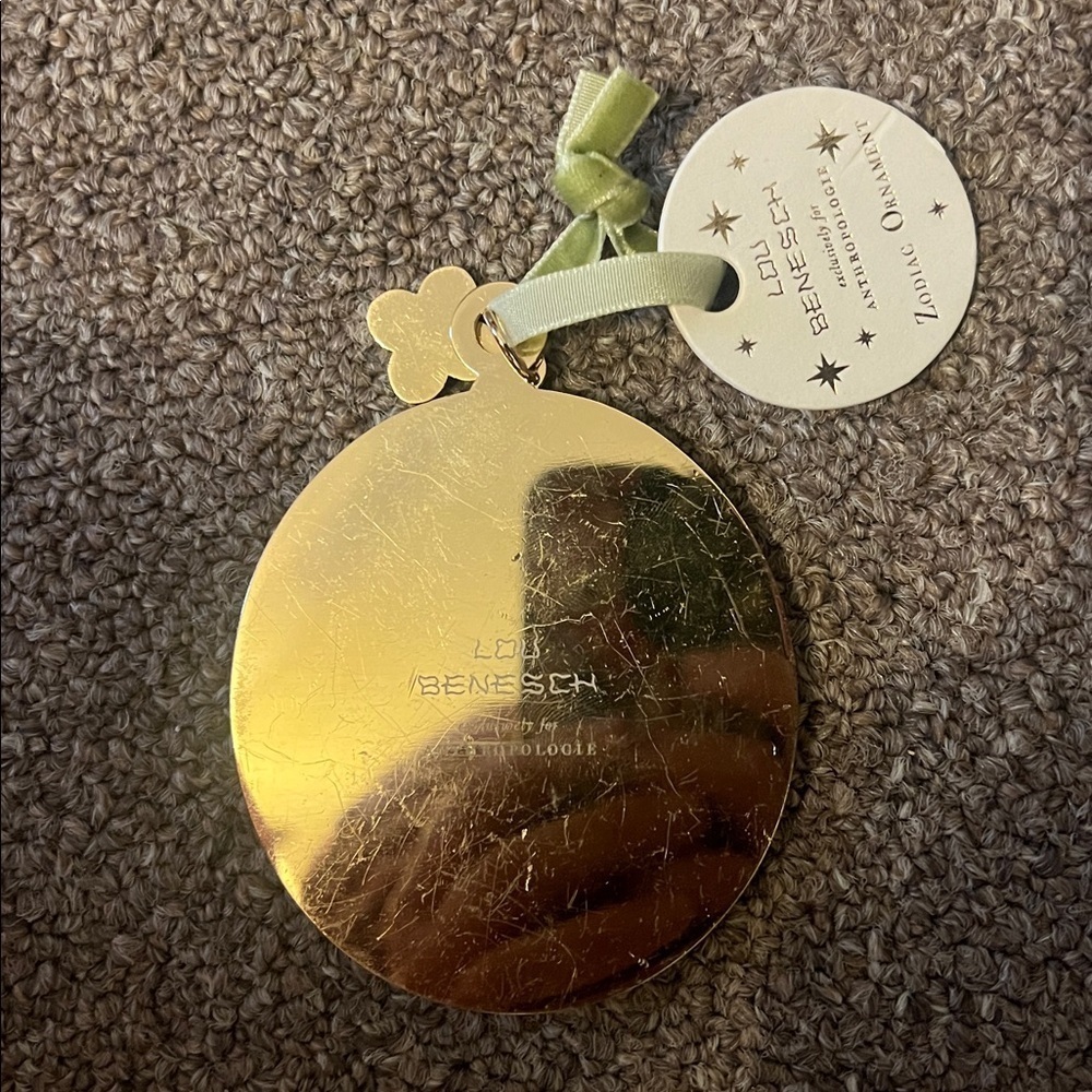 Anthropologie Lou benesch stargazer CAPRICORN zodiac ornament NWT - Picture 4 of 4